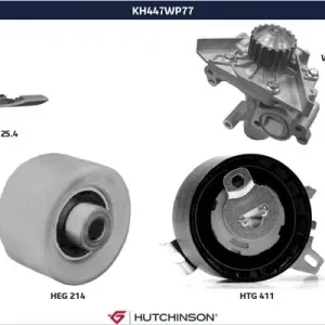Pompa wodna + zestaw paska rozrządu HUTCHINSON KH 447WP77 Wyjątkowa oferta