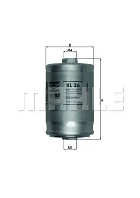 Darmowa dostawa Filtr paliwa KNECHT KL 36