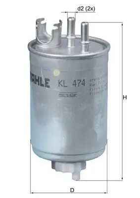 Bestseller Filtr paliwa KNECHT KL 474