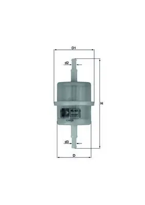 Bestseller Filtr paliwa MAHLE KL 63 OF