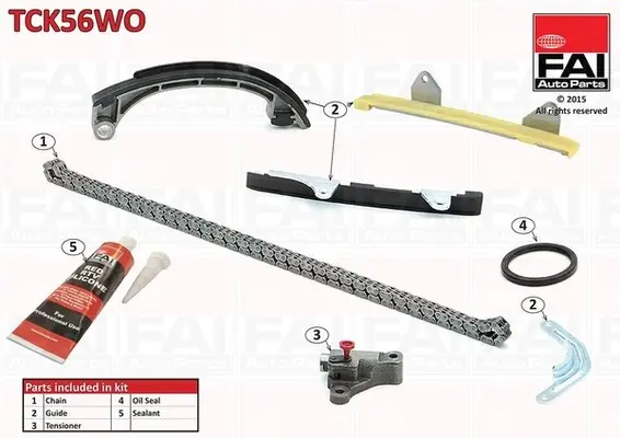 Hit cenowy Zestaw łańcucha rozrządu FAI AutoParts TCK56WO 1350623010