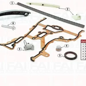 Bestseller Zestaw łańcucha rozrządu FAI AutoParts TCK4 6606022SK3