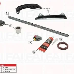 Bestseller Zestaw łańcucha rozrządu 1kr-fe FAI AutoParts TCK80 0816K3