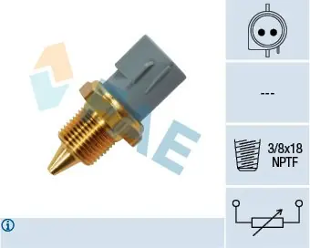 Bestseller Czujnik temperatury wody FAE 33430 1626262